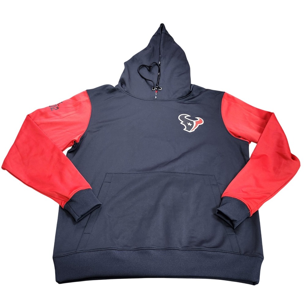 Houston Texans Sweatshirt Mens XL Blue NFL Football Hoodie Houston Texans